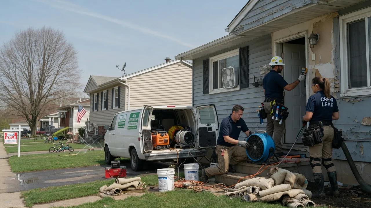 Flood Cleanup in New Springfield, OH near me