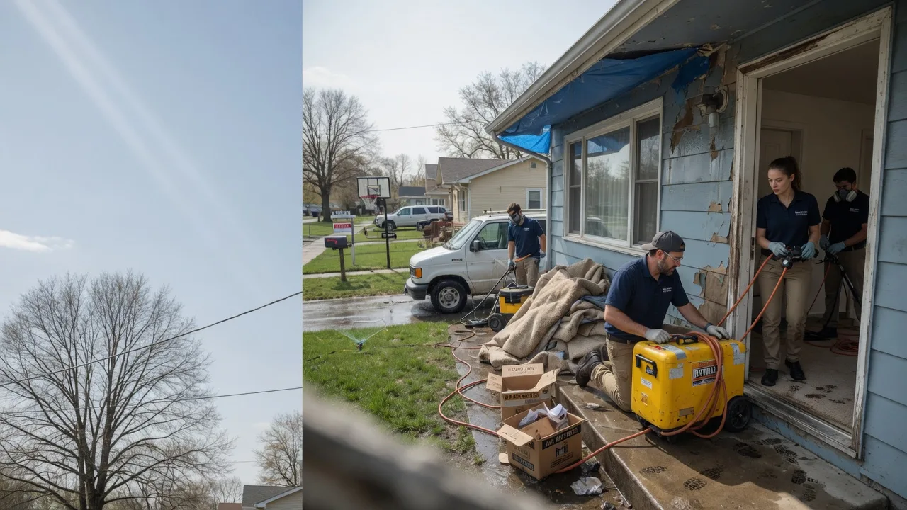 Basement Flood Cleanup in New Springfield, OH near me